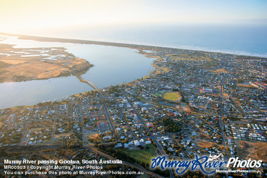 Murray River passing Goolwa, South Australia