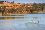 Wakeboarding at Pelican Point near Morgan, South Australia