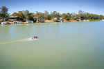 Speed boat at Morgan, South Australia