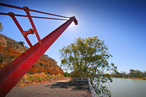 Original crane on Morgan Wharf, South Australia