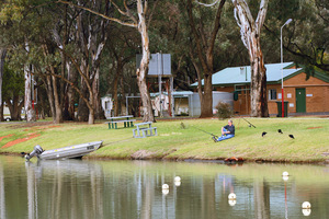 Relaxing at Renmark, South Australia