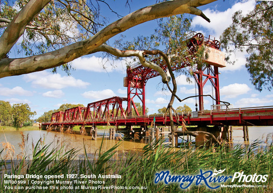 Paringa Bridge opened 1927, South Australia