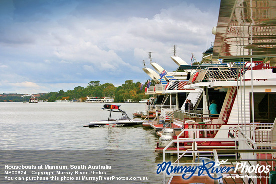 Houseboats at Mannum, South Australia