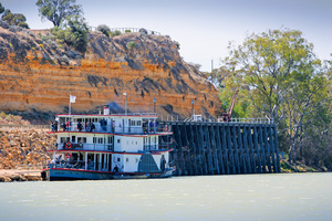 PS Marion at Morgan Wharf, South Australia