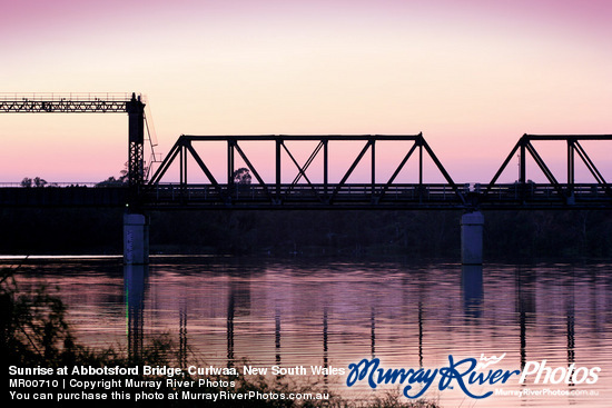 Sunrise at Abbotsford Bridge, Curlwaa, New South Wales