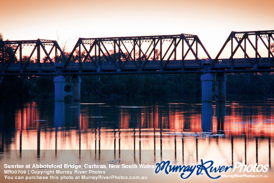 Sunrise at Abbotsford Bridge, Curlwaa, New South Wales