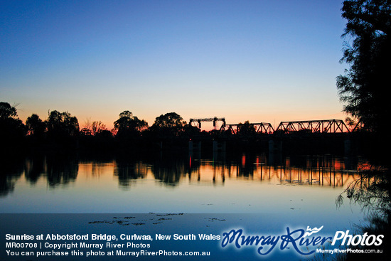 Sunrise at Abbotsford Bridge, Curlwaa, New South Wales