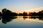 Sunrise on the Darling River near the Murray convergence