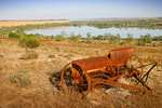 Old wheat stripper at Nildotte, South Australia