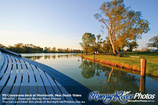 PS Coonwarra deck at Wentworth, New South Wales