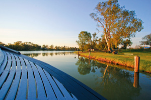 PS Coonwarra deck at Wentworth, New South Wales