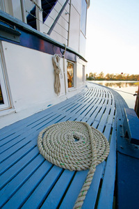 PS Coonwarra deck at Wentworth, New South Wales