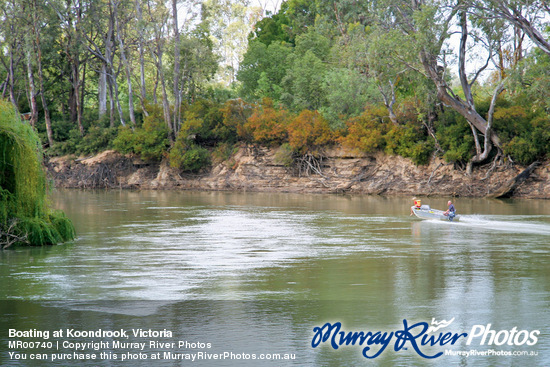 Boating at Koondrook, Victoria