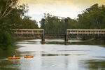 Canoeing at Barham, New South Wales