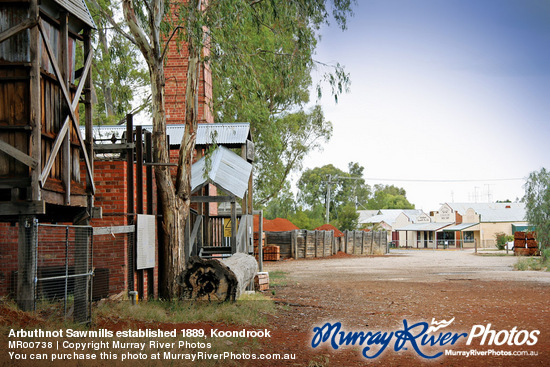 Arbuthnot Sawmills established 1889, Koondrook