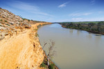 Cliffs looking down river near Bowhill, South Australia