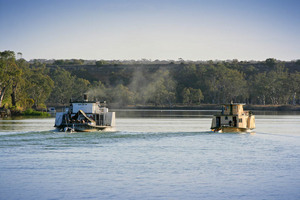 Oscar W and PS William Randell at Swan Reach