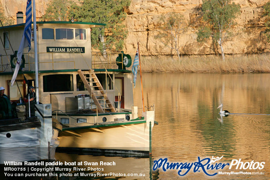 William Randell paddle boat at Swan Reach