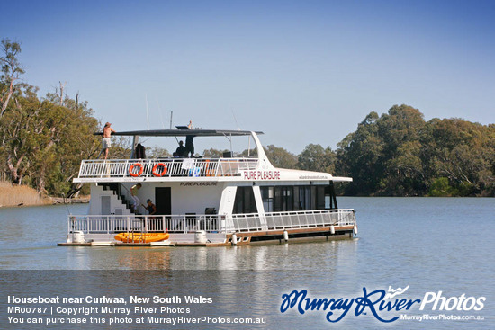 Houseboat near Curlwaa, New South Wales