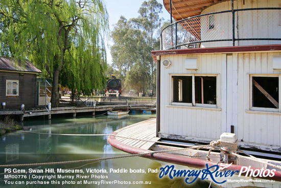 PS Gem, Swan Hill, Museums, Victoria, Paddle boats, Paddle steamers