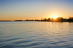 Lake Mulwala on sunrise