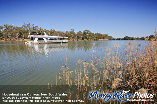 Houseboat near Curlwaa, New South Wales