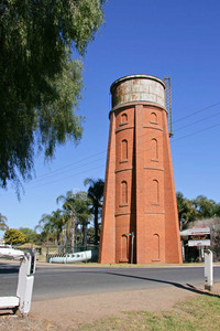 Water tower at Swan Hill, Victoria