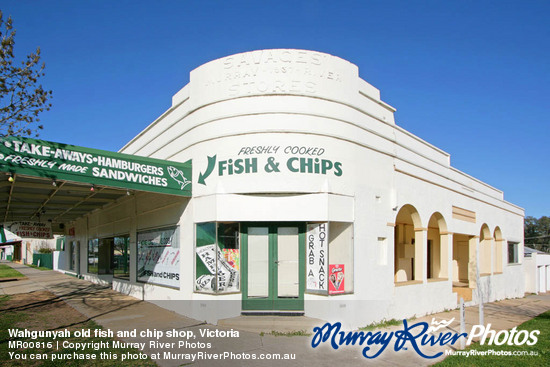 Wahgunyah old fish and chip shop, Victoria