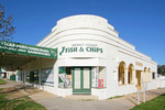 Wahgunyah old fish and chip shop, Victoria