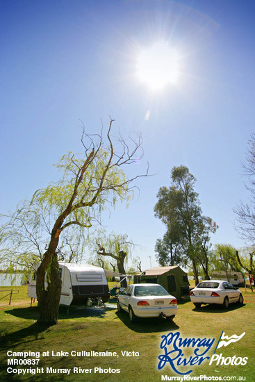 Camping at Lake Cullulleraine, Victoria
