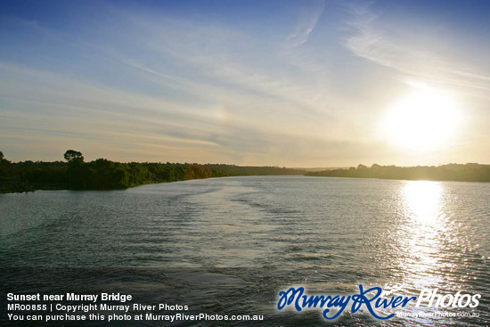 Sunset near Murray Bridge