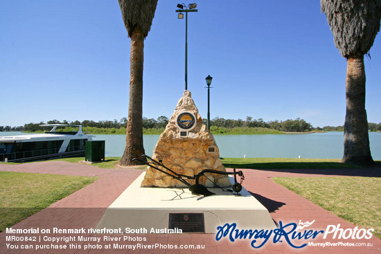 Memorial on Renmark riverfront, South Australia