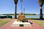 Memorial on Renmark riverfront, South Australia