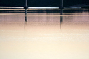 Mildura's Chaffey Bridge on sunrise