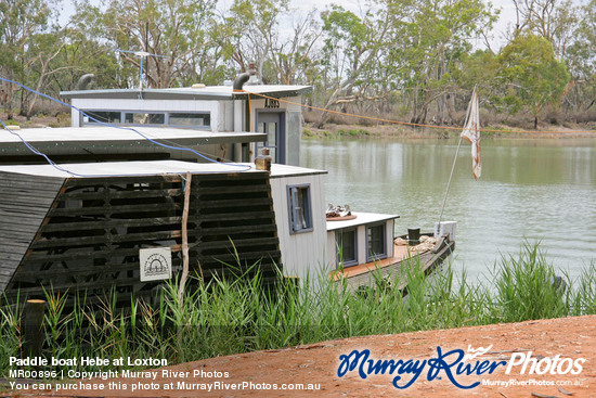 Paddle boat Hebe at Loxton