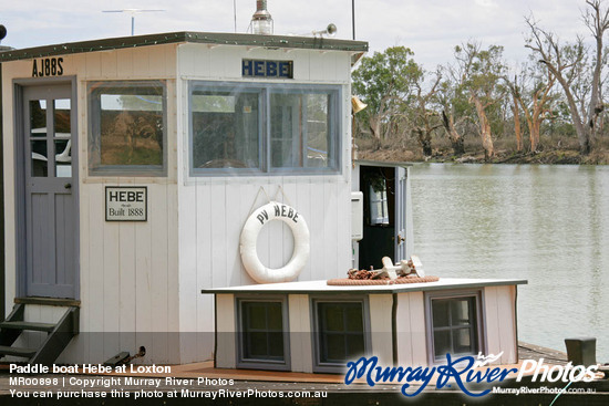 Paddle boat Hebe at Loxton