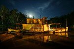 Alexander Arbuthnot at Echuca Wharf at night