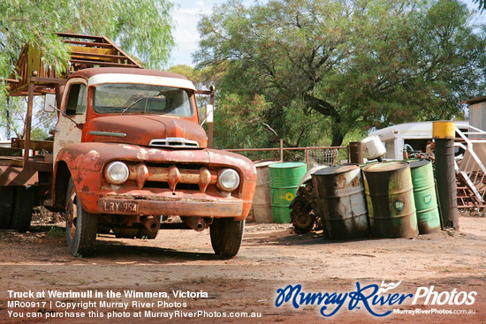 Truck at Werrimull in the Wimmera, Victoria