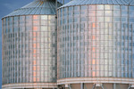 Silos at Pinnaroo on sunrise