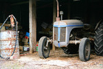 Old tractor in shed at Peake, South Australia