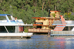 Emmy Lou and houseboats at Echuca, Victoria