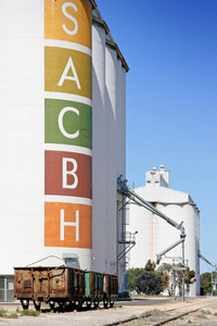 Wheat silos at Lameroo, South Australia