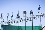 Weather vanes at Peake, South Australia