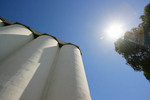 Wheat silos at Lameroo, South Australia