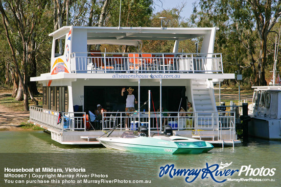 Houseboat at Mildura, Victoria