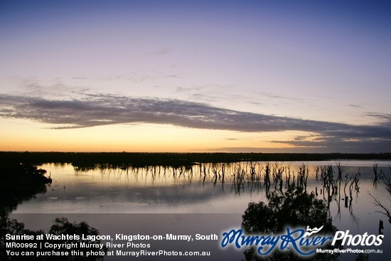 Sunrise at Wachtels Lagoon, Kingston-on-Murray, South Australia