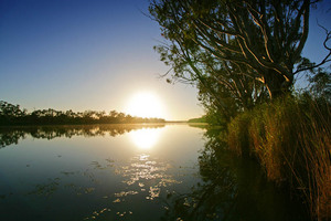 Sunrise near Waikerie, South Australia
