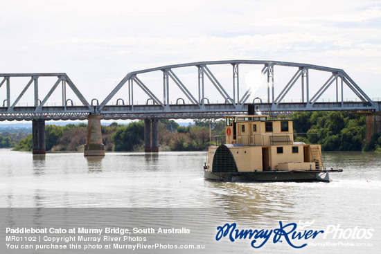 Paddleboat Cato at Murray Bridge, South Australia