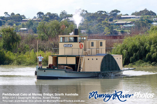 Paddleboat Cato at Murray Bridge, South Australia