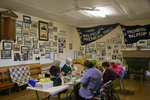 Ladies from the CWA in the Walpeup Memorial Hall, Victoria